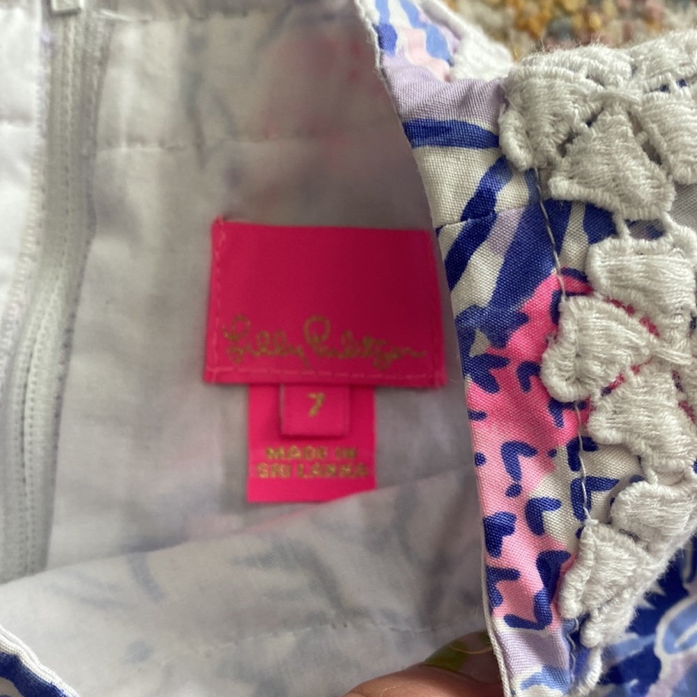 Lilly Pulitzer Dress 7 girls - Picture 10 of 12